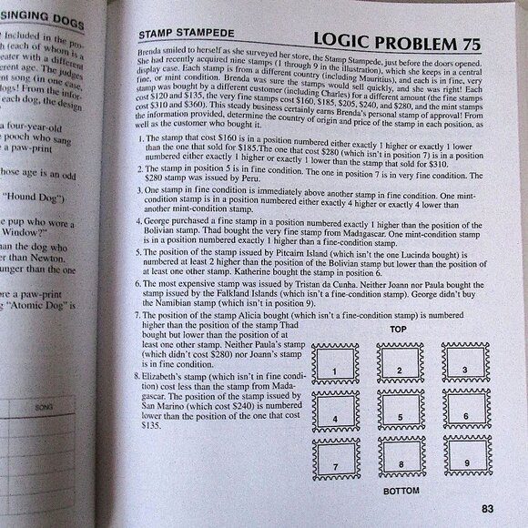 Book: Ultimate Grab A Pencil Book of Logic Problems - Picture 5 of 6